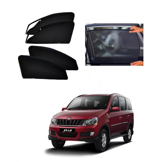 Mahindra Xylo 2009 Onwards Zipper Magnetic Window Sun Shades - 4 Pieces