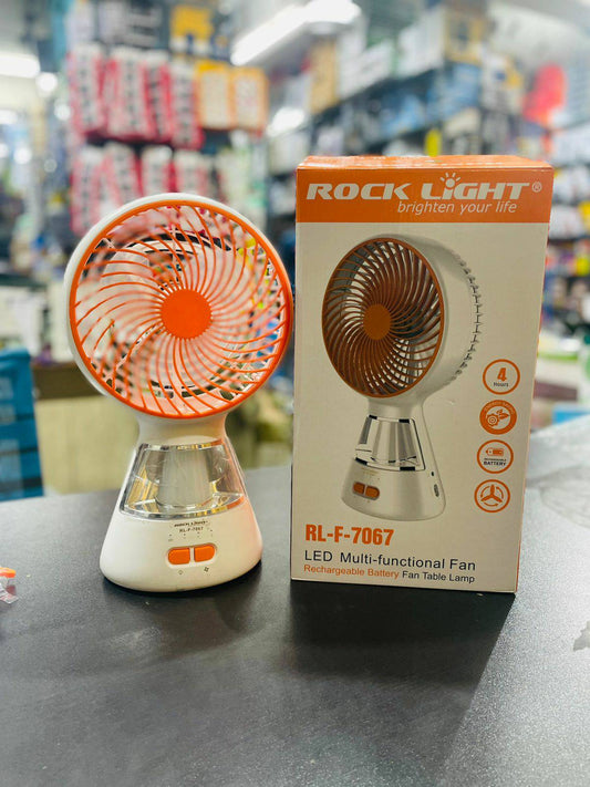 RL-7067 Rechargable Fan + LED