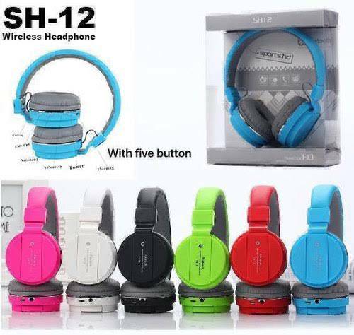 SH-12 Bluetooth Headphone