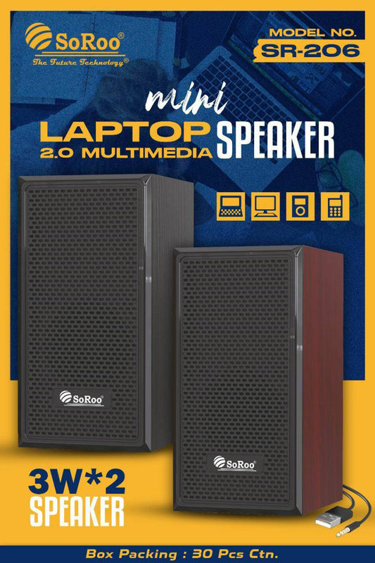 SOROO SR 206 COMPUTER SPEAKERS