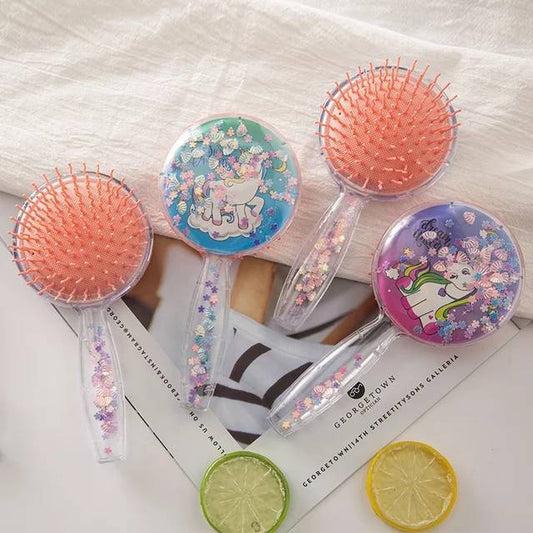 Unicorn Kids Round Comb