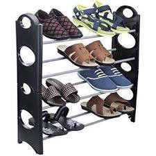 Plastic 4 Layer Shoe Racks