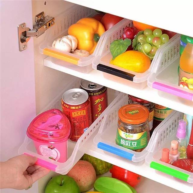 White Long Fridge Rack