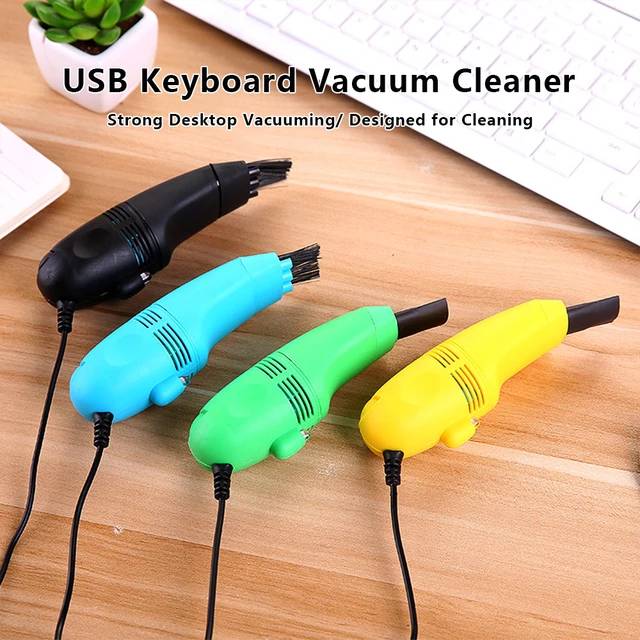 Mini Keyboard Vacuum Brush