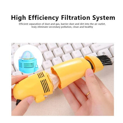 Mini Keyboard Vacuum Brush