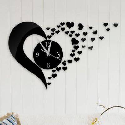 Wall Clock Mirror Sticker