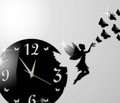 Wall Clock Mirror Sticker