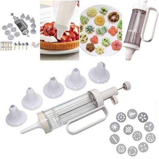 Cookies Press & Cake Decorator Set