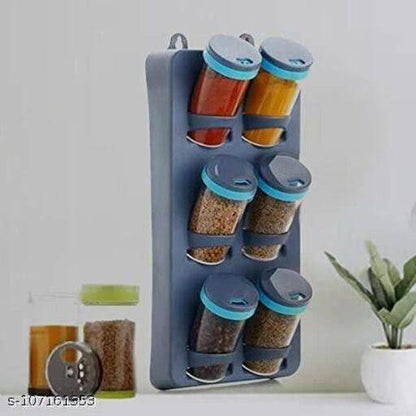 Wall Mounted 6in 1 Spice Rack