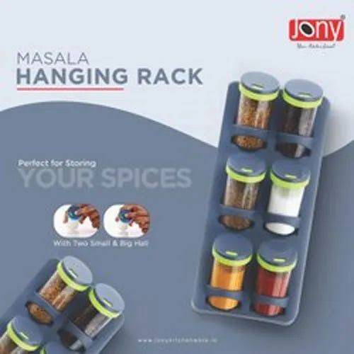 Wall Mounted 6in 1 Spice Rack