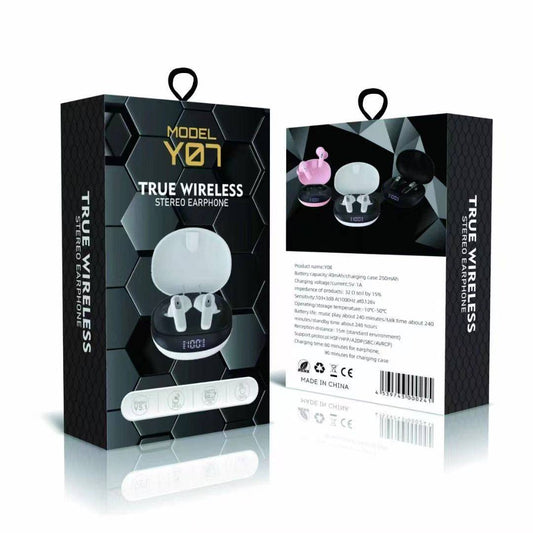 Y07 TRUE WIRELESS STEREO EARPHONES