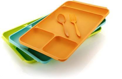Pp Food Plate (4 Compartment)