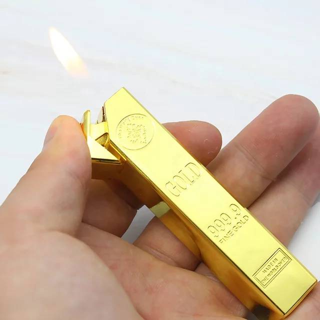 Gold Biscuit Lighter