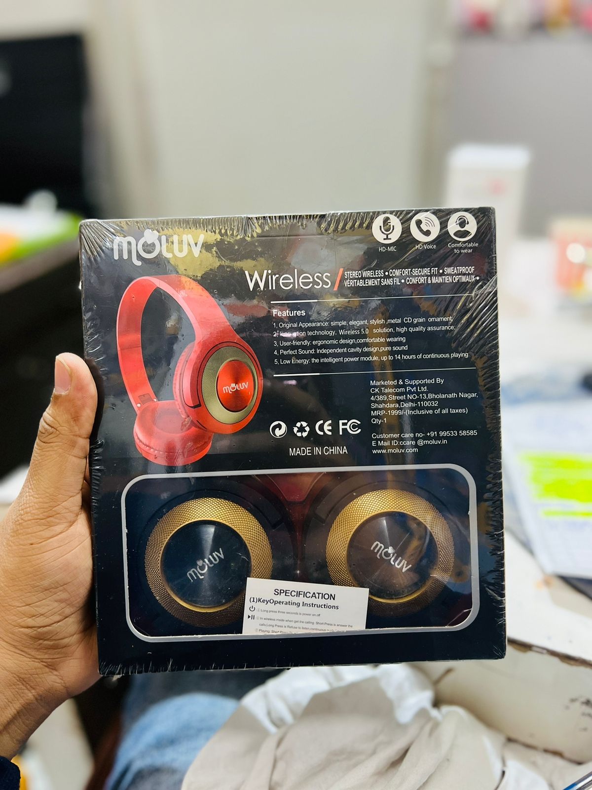 MOLUV ML-340 BT Headphone