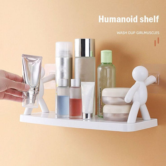 Humanoid Self Adhesive Toiletry Holder