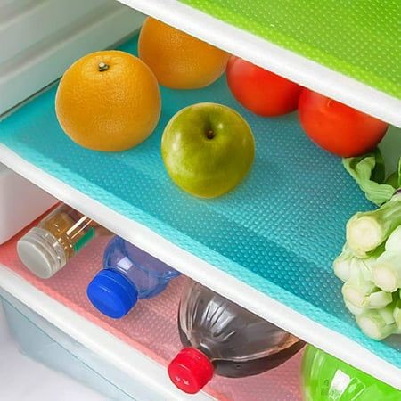 Washable Fridge Mat (Set of 6 Pcs)