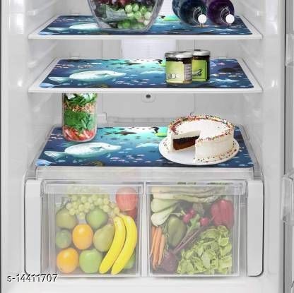 Washable Fridge Mat (Set of 6 Pcs)