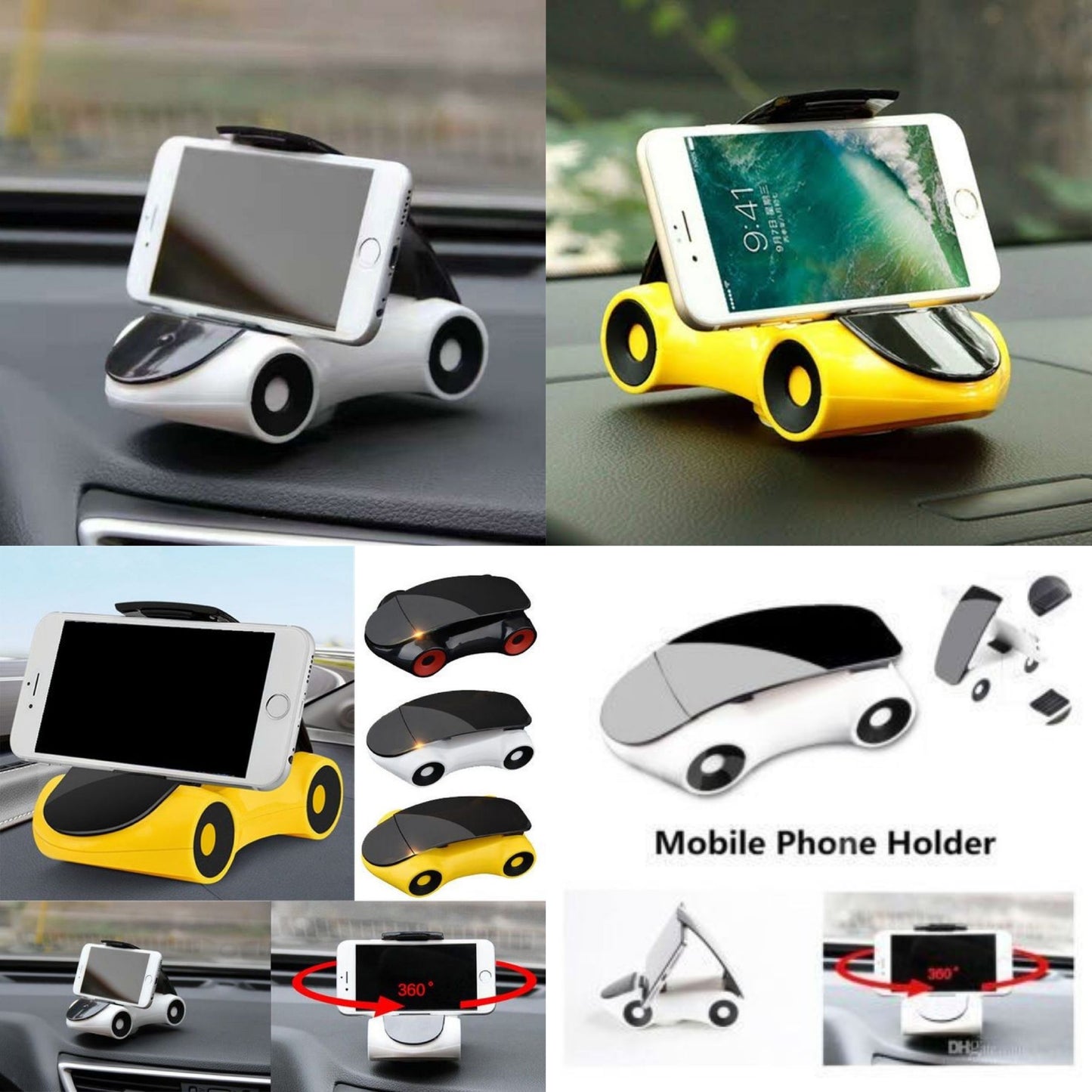 Car Shape Dashboard Mobile Stand