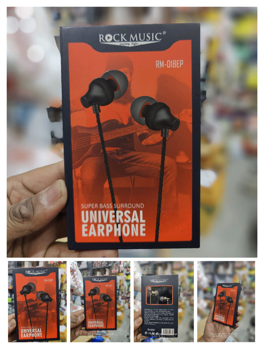 ROCK MUSIC METAL EARPHONE