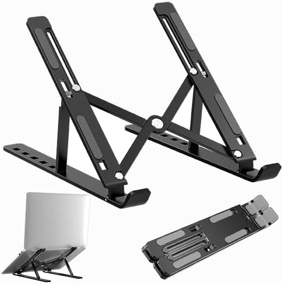 Black Metal Laptop Stand