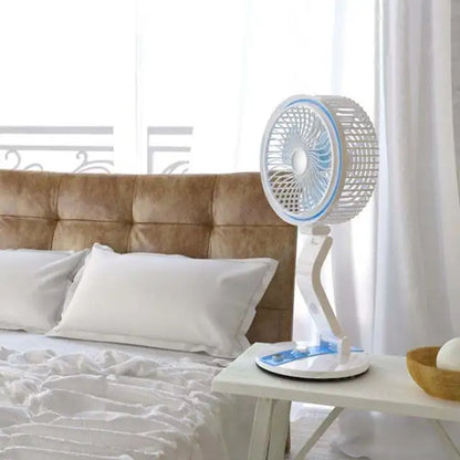 360° Adjustable Folding Fan With LED