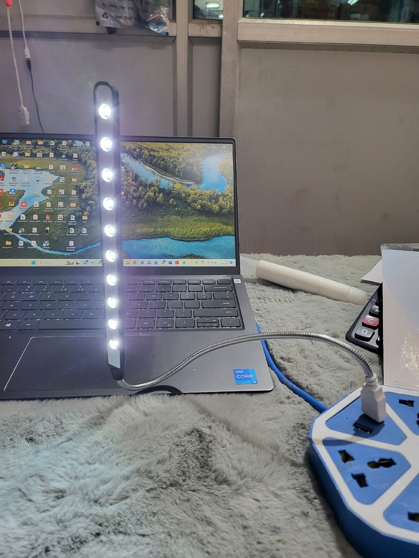 10 LED USB Metal light