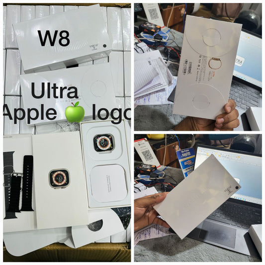 W8 ULTRA WATCH (SINGLE STRAP) APPLE LOGO WATCH (45mm)