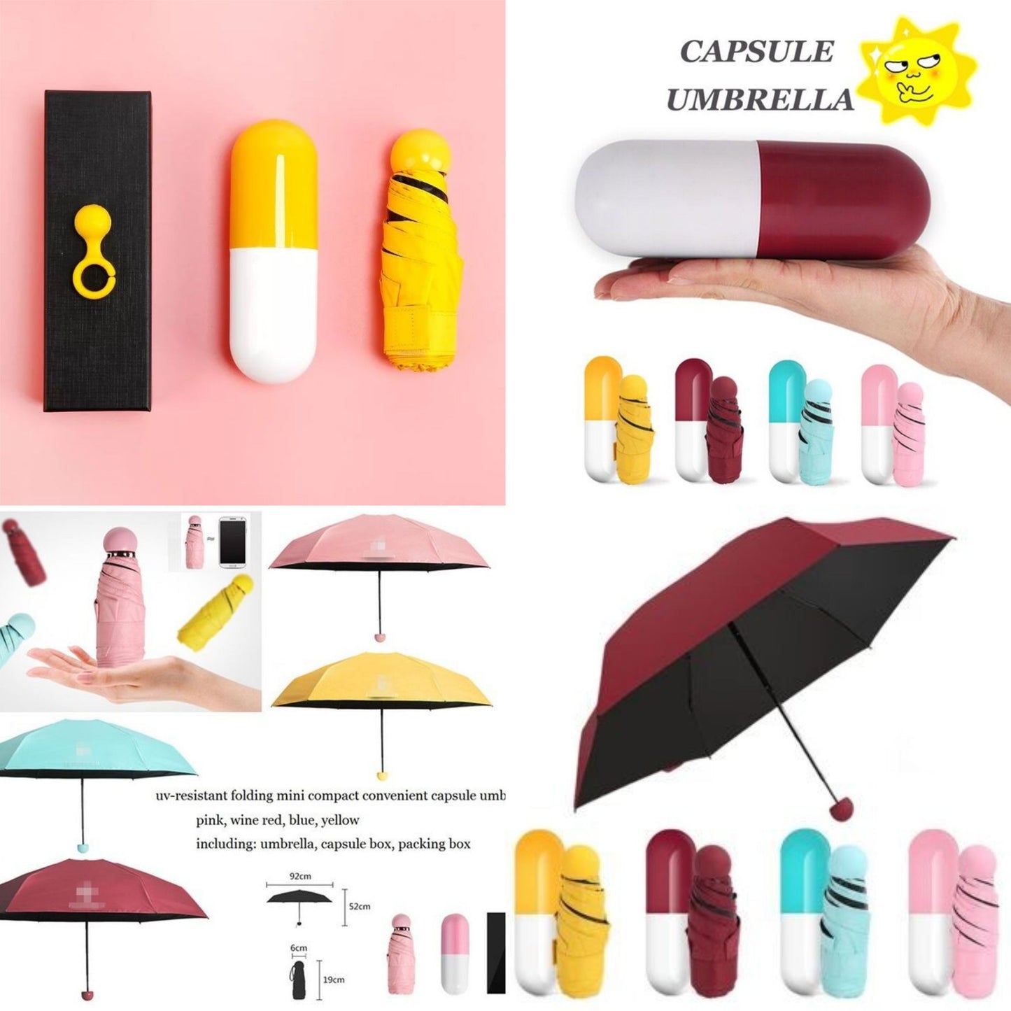 Capsule Umbrella (Black Box Heavy)