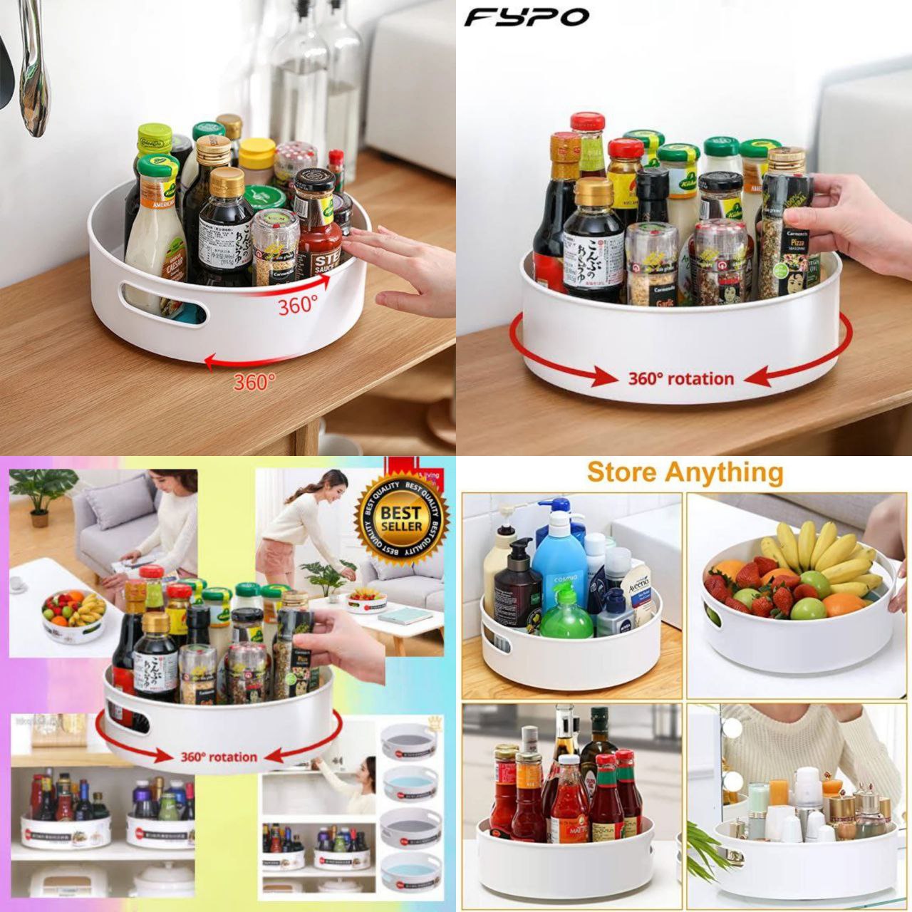 Rotating Kitchen Tray