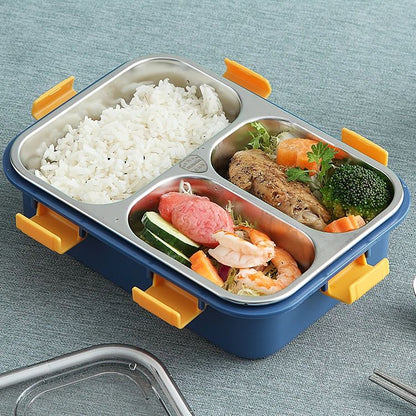 STAINLESS STEEL LUNCHBOX 3 COMPARTMENT (JAL001)