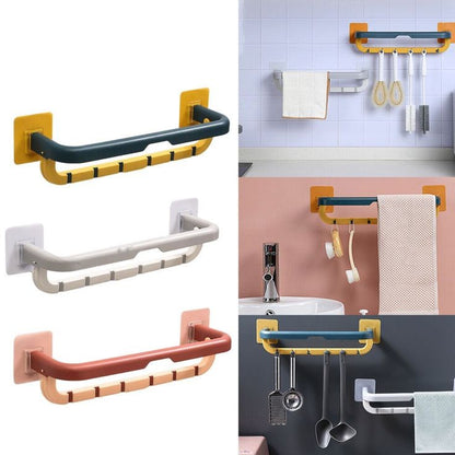 Self Adhesive Double Bar Towel Hanger