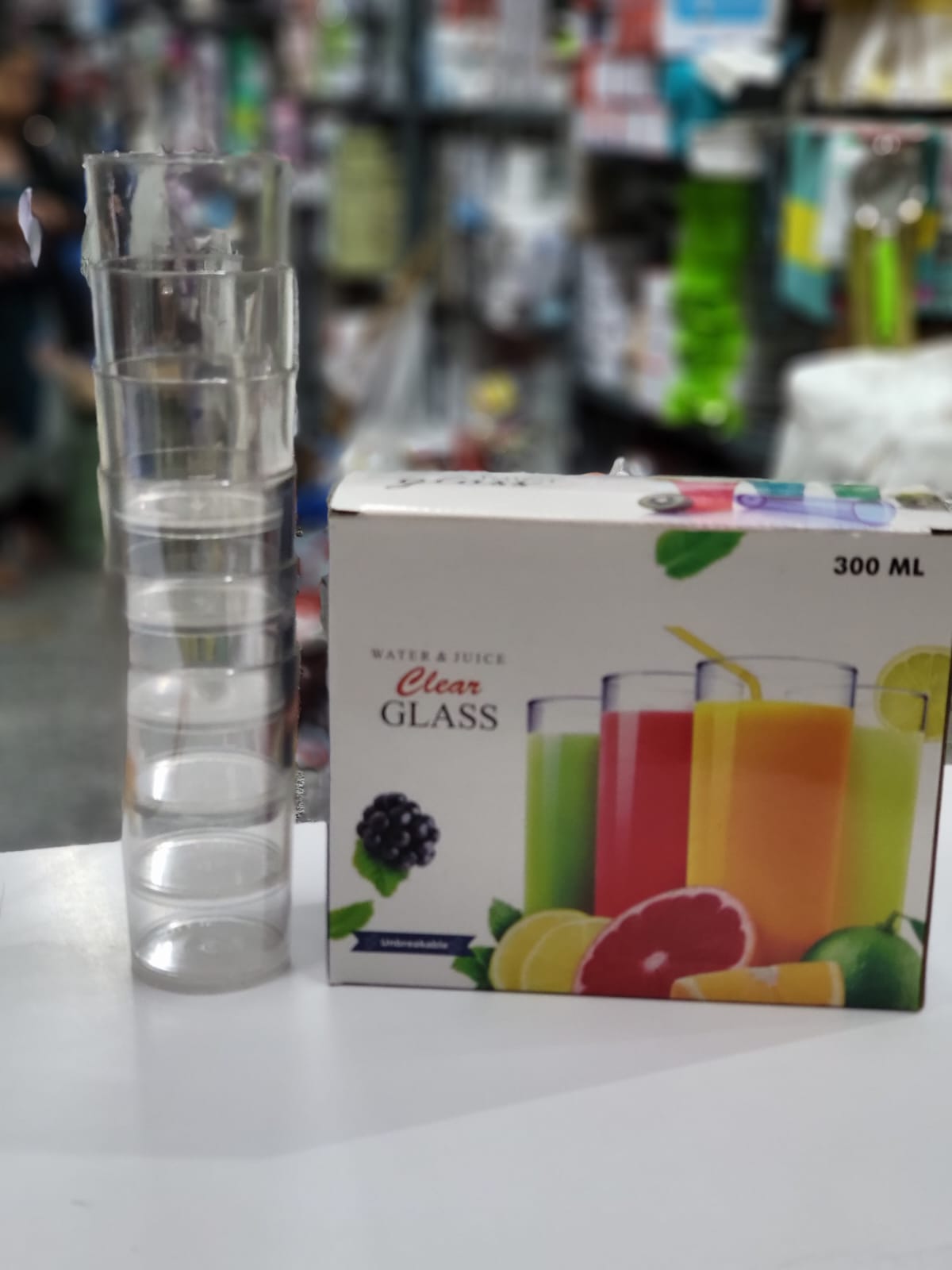 CLEAR GLASS 6 PC SET