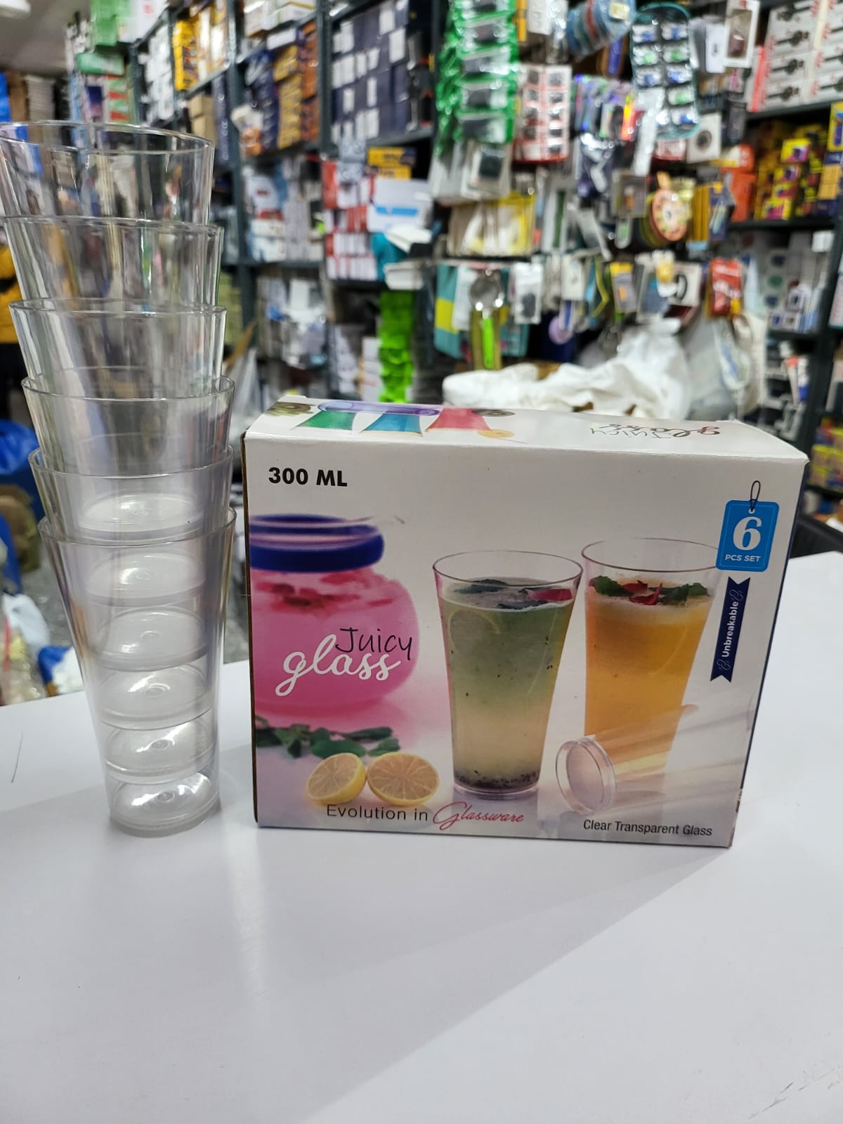 JUICY GLASS 6 PC SET