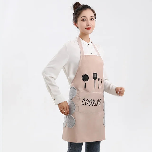 Printed Chef Apron with Pocket (AP-01)