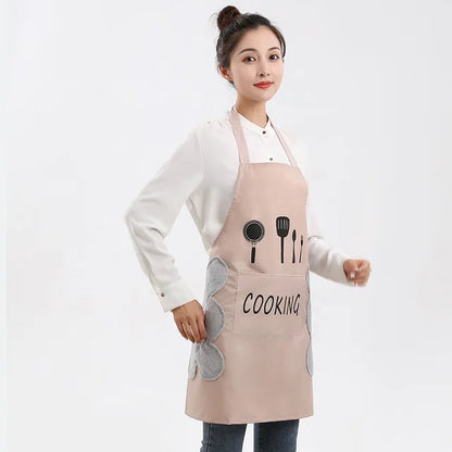 Printed Chef Apron with Pocket (AP-01)