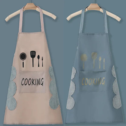 Printed Chef Apron with Pocket (AP-01)