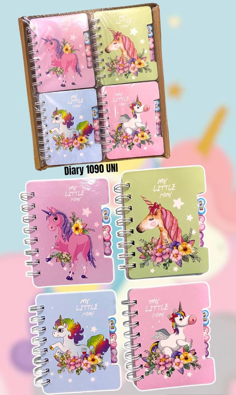 Mini Unicorn Spiral Notebook