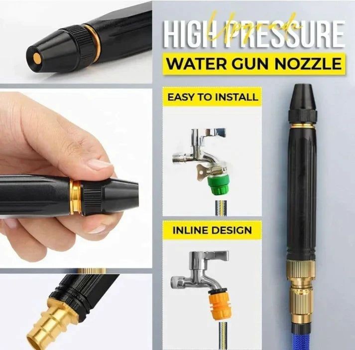High Pressure Water Gun Nozzel (With Attachment)
