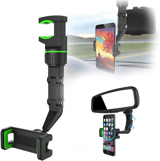 MULTIPURPOSE NEW FLEXIBLE CAR MOBILE HOLDER (REAR VIEW)