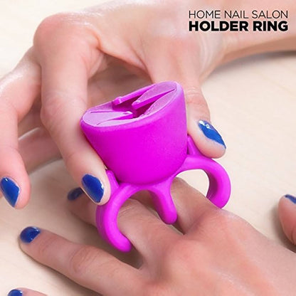 Nail Polish & Lipstic Ring Holder