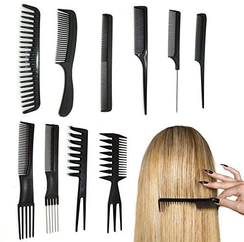 10 Pcs Professional Comb Set