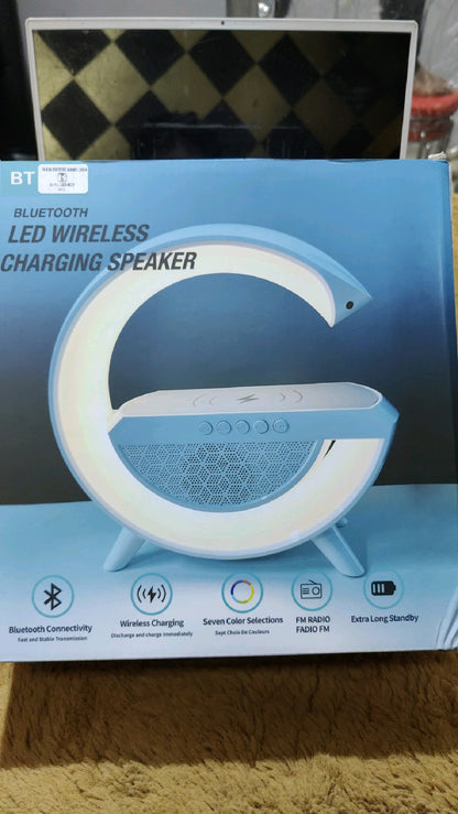 CROME 7 LED Bluetooth Speaker + Wireless Charger