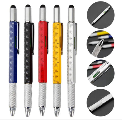 7 In 1 Multifunction Screw Pen (Metal)