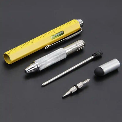 7 In 1 Multifunction Screw Pen (Metal)