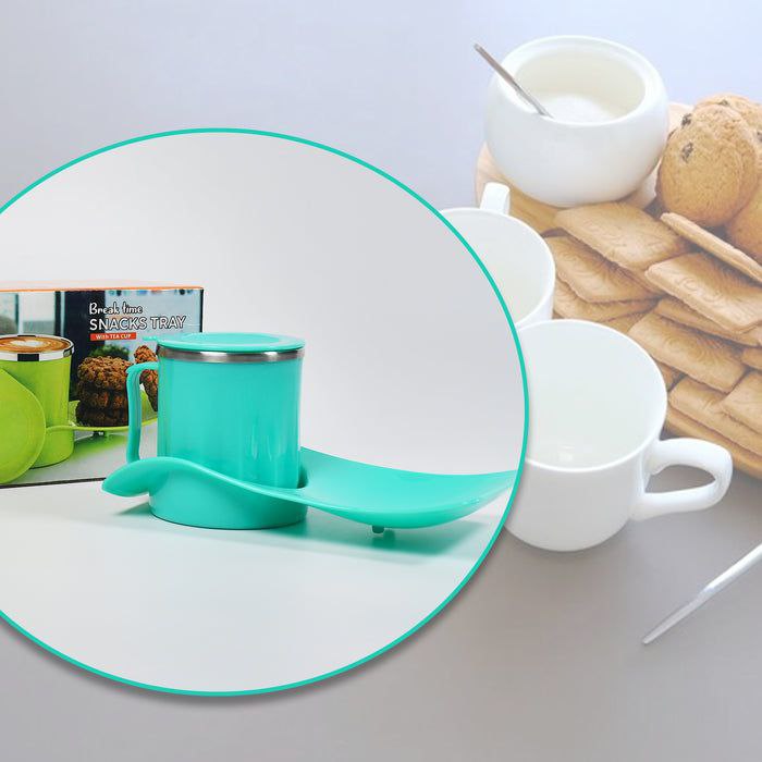 Break Time Snacks Tray + Cup 350ML