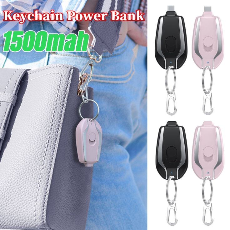 Mini Keychain Power Bank (For iPhone)