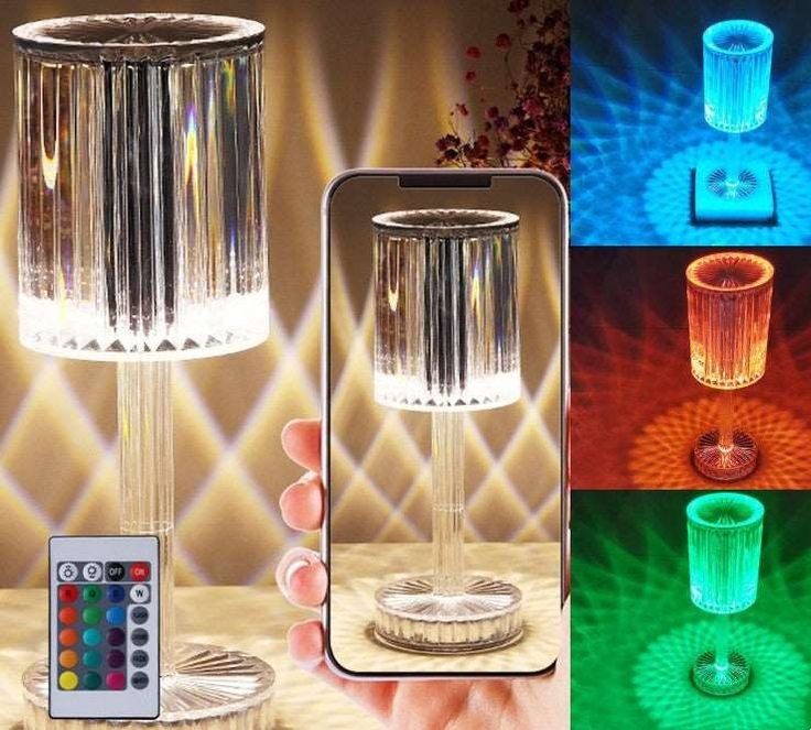 Crystal Table LED Lamp