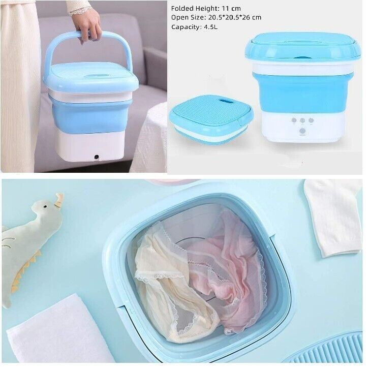 Foldable Washing Machine With Dryer