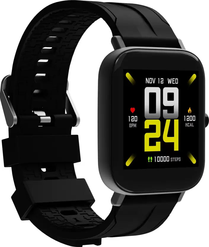 Wings Strive 100 with Real SPO2 1.4 inch Large Display Smartwatch