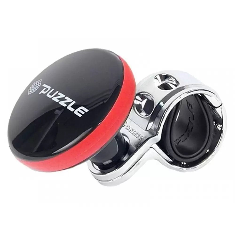 Puzzle Sporty Car Power Steering Handle Spinner Knob Black and Red

by Puzzle